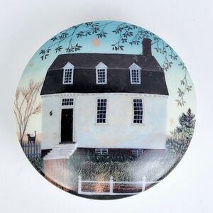 Limoges France Porcelain Trinket Box~Williamsburg Orrell House~Anne Bell Robb